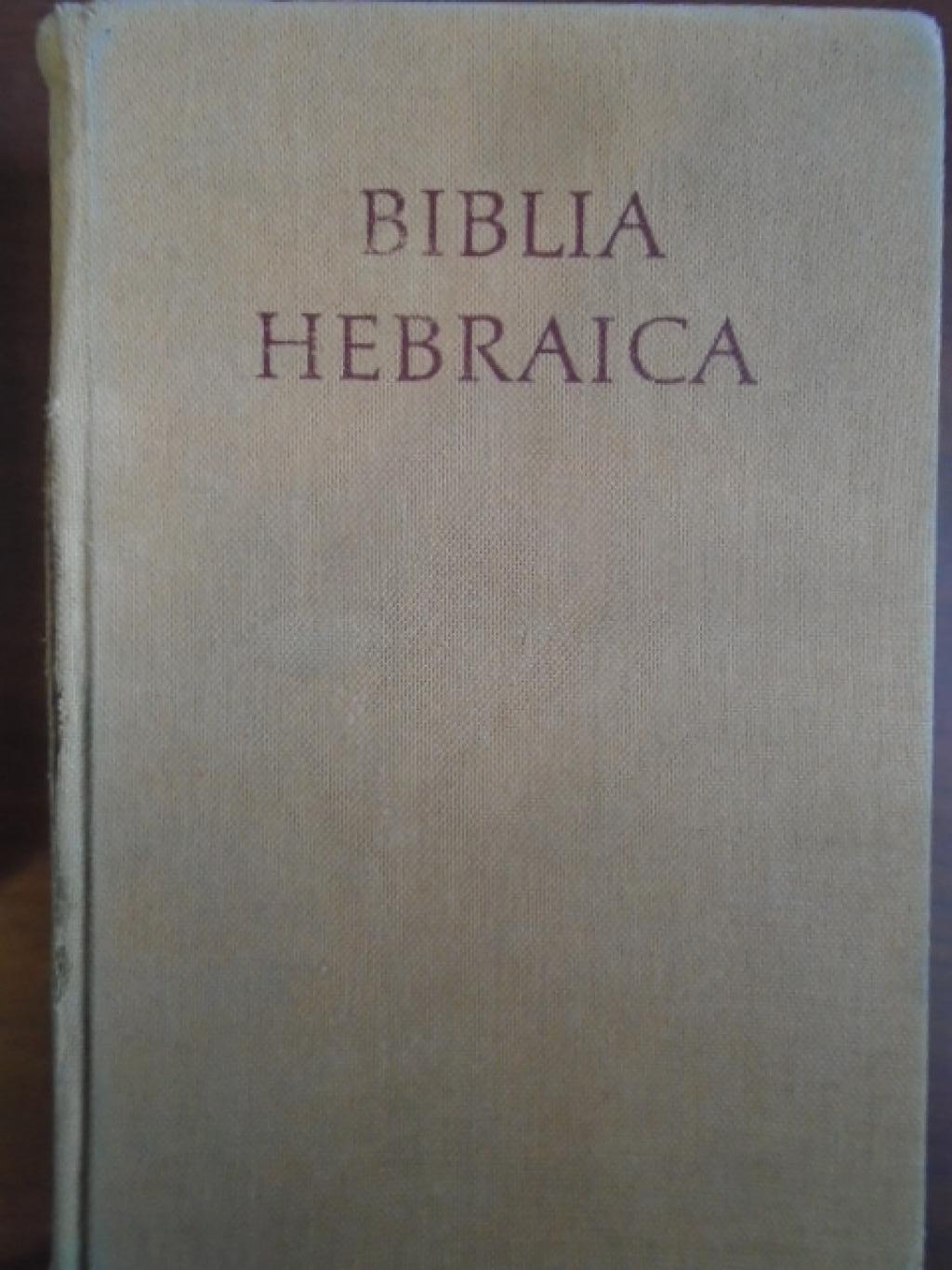 Biblia Hebraica, 