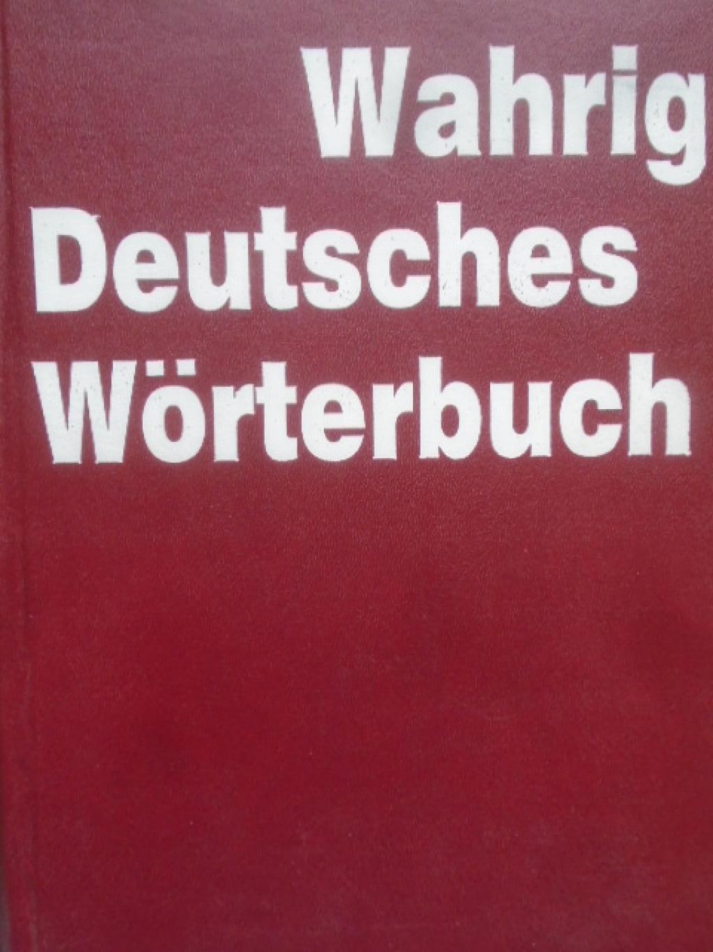 Wahrig Deutsches Wörterbuch, 