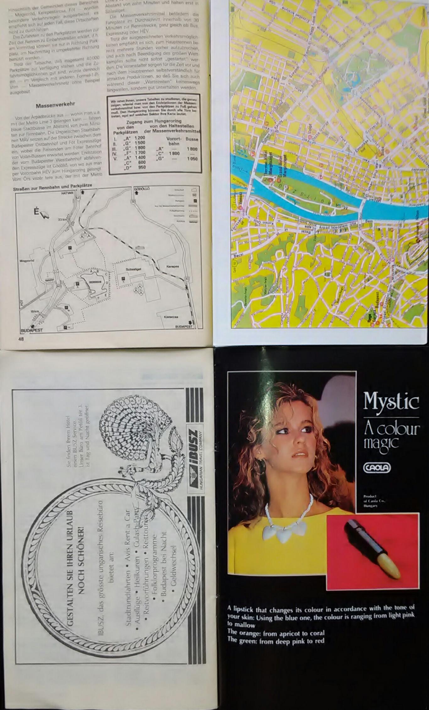 Verkehr in Ungarn / Programe in Hungary-1986, Колектив