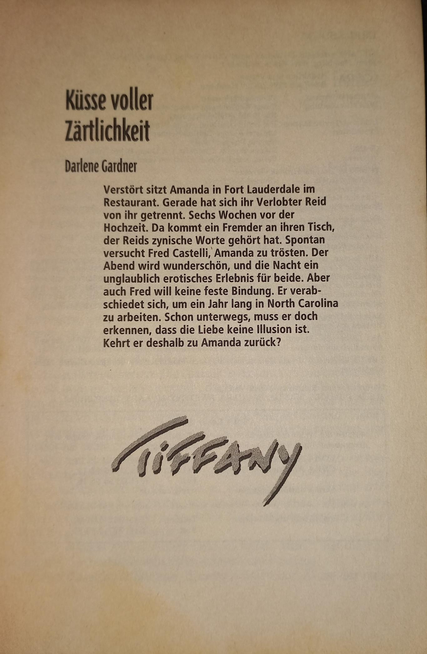 Küsse voller Zärtlichkeit , Darlene Gardner