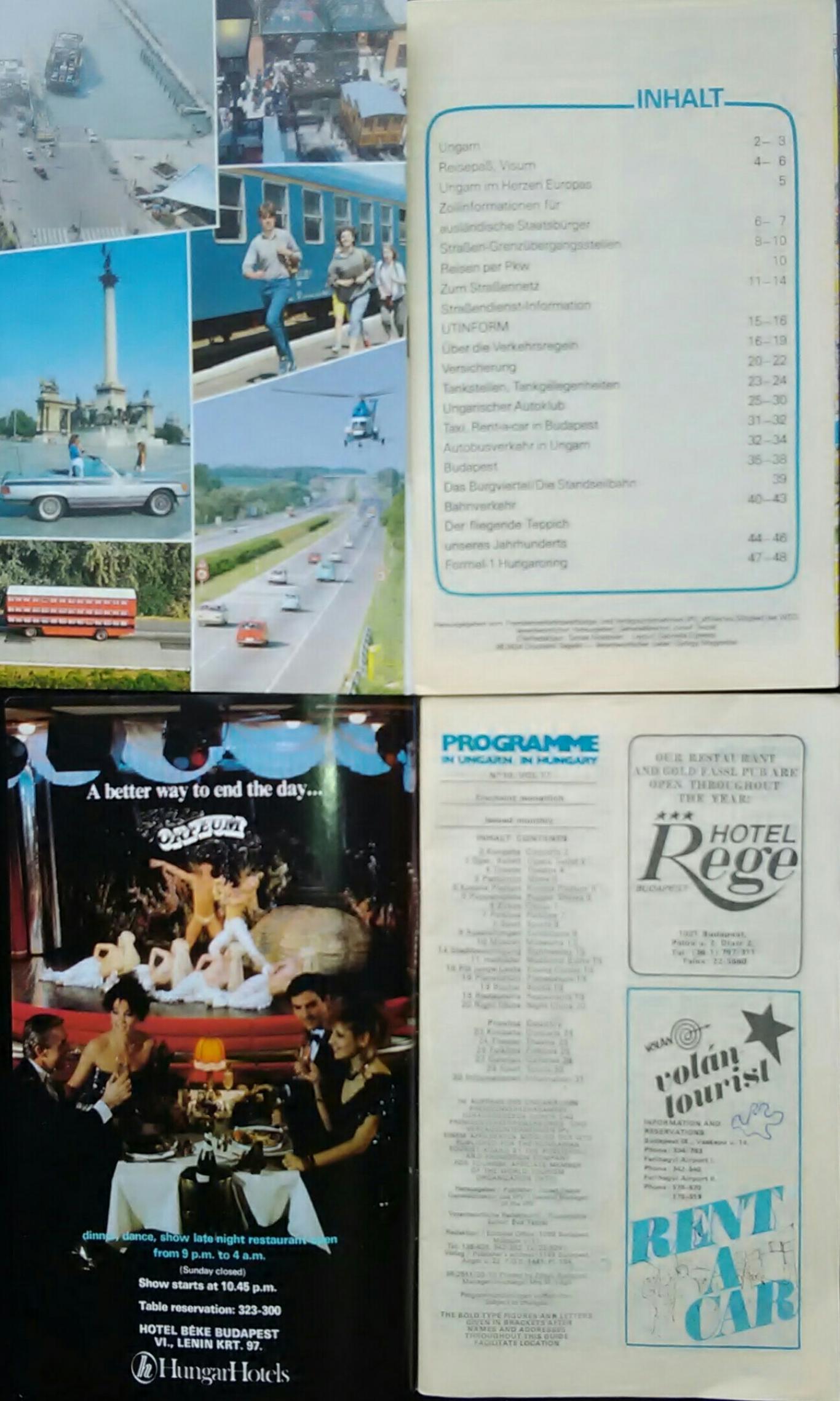 Verkehr in Ungarn / Programe in Hungary-1986, Колектив